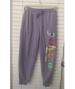 Disney Stitch Women XL 15-17 Junior Teen Girl, Sweat Pants Lavendar Ohan... - $441.54 MXN