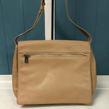 Fine leather Calvin Klein tan shoulder bag 9” x 10” - £70.59 GBP