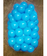 New Dia.7cm 100PCS Large Soft Plastic Pit Balls Single Color Blue Balls - £18.41 GBP
