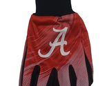 College Halftone Utiltiy Glove Adult Size Alabama 100% Polyester Red Whi... - $10.99