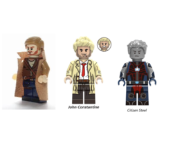 Rip Hunter Constatine Citizen Steel custom minifigures building blocks 3... - $24.99