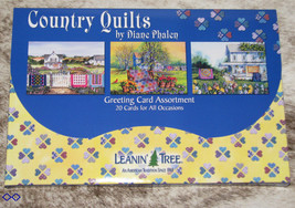 L EAN In Tree Country Quilts Greeting CARDS~2 Ea 10 Designs~Occasion/Blank #90715 - £17.71 GBP