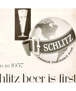 1958 Schlitz Beer Made Milwaukee Famous Advertisement Vintage Brewery DW... - $556.66 MXN