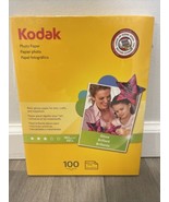 KODAK Photo Paper GLOSS 100 SHEETS 8.5 x 11 Canon Epson Dell HP 48 lb Se... - $18.46