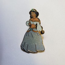 Disney World - Princess Jasmine Purple Glitter Dress Pin - £7.62 GBP