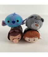 Disney Store Tsum Tsums Baloo Stitch Peter Pan Pub Thug 3&quot; Plush Stuffed... - $24.29 CAD
