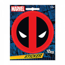 Deadpool Mask Logo Sticker Red - £7.80 GBP