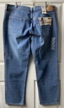 Levis 505 Zip Womens Plus Size 16S  Medium Wash Denim Jeans W Stretch NWts - £30.10 GBP