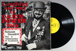 Felician Cocodril - Laughing Our Way To Cajun Power with (1981) Vinyl LP Comedy - £13.08 GBP