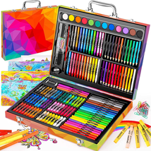 Arts and Crafts Supplies, 183-Pack Drawing Painting Set for Kids Girls Boys Teen - £21.10 GBP