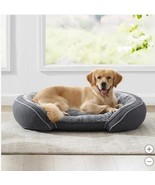 Kirkland Signature Dog Bed Cat Pet Dark Gray Orthopedic Sloped Cuddler S... - $1,363.59 MXN