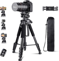 The Torjim 74&quot; Camera Tripod With Travel Bag Is An Extendable Tripod Sta... - £37.46 GBP