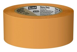 Scotch Painter&#39;s Tape 2020+-48EP3 Scotch Heavy Duty Masking Tape 3 Rolls - £19.17 GBP