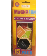 Ship N 24 Hours. New-Bendon Magna Fun Wooden Magnetic Colors and Shapes.... - £13.21 GBP