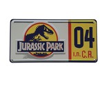 Jurassic Park Ford Explorer 04 License Plate Tin Sign Collectible Replic... - $19.99