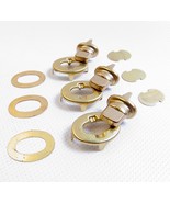 Common Sense Eyelet &amp; Stud, Turn Button Fasteners, Gilt Brass Finish, 3 Pc. - $263.71 MXN