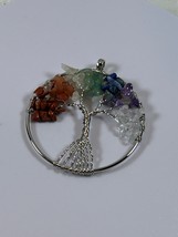 (#213) - TREE OF LIFE CHAKRA PENDANT - NEW - $187.57 MXN