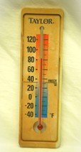 Taylor Thermometer Outdoor Wall Mount Vintage Advertising - £15.54 GBP