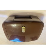 The Jewel Kit by Ingenious Designs Brown w Gold Closure Fold Out Travel Box - £24.35 GBP
