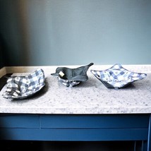 Set of 3 Paw Print microwavable soup bowl holders animal rescue site Hot... - $179.07 MXN