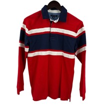 Tommy Hilfiger Rugby Stripe Long Sleeve Back Logo Kids XL - $11.56