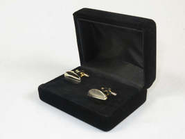 Men J.Valintin Cufflinks by Vitorofolo for French Cuff Shirt V29-39Silver Gold image 3