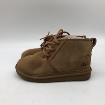 UGG Tan Ankle Boots - Size Girl&#39;s 2 - £17.82 GBP
