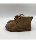 UGG Tan Ankle Boots - Size Girl&#39;s 2 - £17.82 GBP