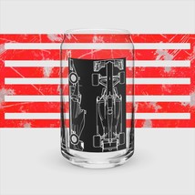 F1 Race Car Can Shaped Beer Glass, F1 Pint Glass, Formula 1 Beer Glass, Beer Gla - £16.19 GBP