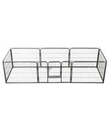  Dog Playpen Black Powder-Coated Steel - $245.70 CAD