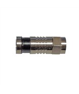 10 Pack RG59 Cable F-Type Compression Video Connector Plug CATV CCTV 25-... - $5.85 CAD