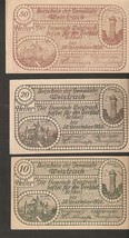 Austria Gutschein d. Gemeinde WEISTRACH 10 20 50 heller 1920 Notgeld 3psc lot - £7.08 GBP