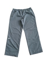 Under Armour Wide Leg Loose Ripstop Track Pants Men’s XL Gray Logo Mesh ... - $279.41 MXN