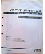Yamaha MOTIF Rack Synthesizer Original Overall Circuit Diagram Schematic... - $59.99