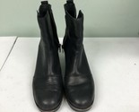Sorel Women's Cate High Heel Rain Bootie Black Waterproof Size 8M - $51.61
