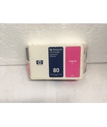 Genuine HP designjet 80 magenta 350ml  ink cartridge , c4847a - $17.74 CAD