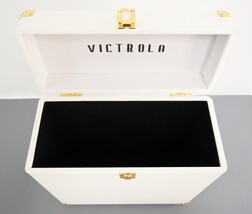 Victrola VSC-20-WHT-SDF Storage Case for Vinyl Turntable Records - White image 3