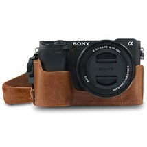 MegaGear MG1642 Ever Ready Genuine Leather Camera Half Case compatible with Sony - £43.98 GBP