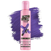 Crazy Color Semi Permanent Conditioning Hair Dye - Hot Purple, 5.1 oz