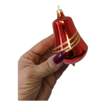Vintage KURT ADLER Columbia Blown Glass Christmas Ornament Santa by Lamp... - $10.00