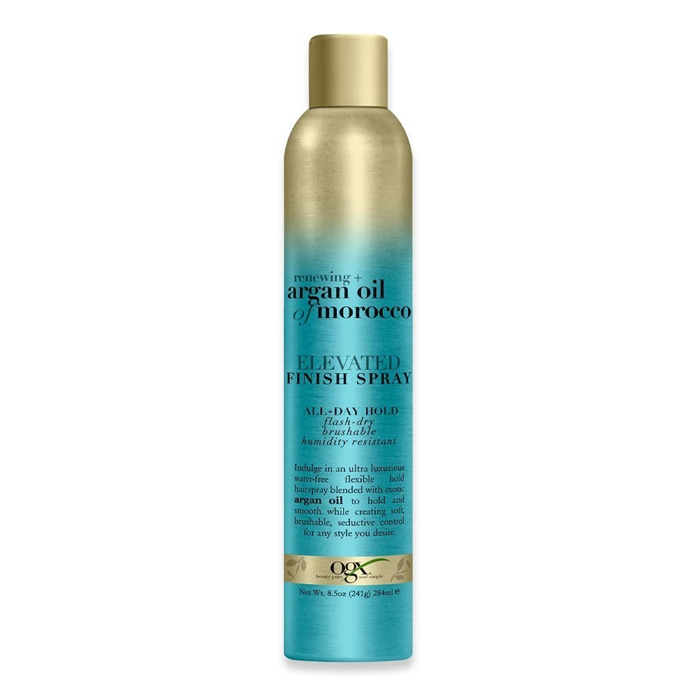 x2 OGX Renewing + Argan Oil Morocco Elevated Finish Spray All Day Hold 8... - $64.95