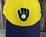New Era 9Forty Milwaukee Brewers Old Logo Snapback Baseball Hat - Excellent - $14.50