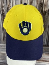 New Era 9Forty Milwaukee Brewers Old Logo Snapback Baseball Hat - Excellent - $14.50