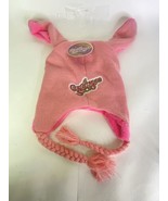 A Christmas Story Deranged Easter Bunny Pink Laplander Beanie Cap Hat Adult - $30.00