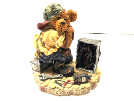 Boyd&#39;s Bears Bearstone Sparky And The Box Figurine  #227716 - £11.93 GBP