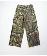 Vtg Y2K Streetwear Boys XL Distressed Cut Off Mossy Oak Camouflage Cargo... - $658.76 MXN