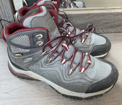 Keen Aphlex Mid WP Sneaker Boot Waterproof Gray Purple 1015385 Womens Size 6 - £47.37 GBP