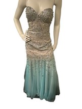 Mermaid Dress by Terani Couture Size 6 Prom Formal Homecoming Dance Gown - £98.69 GBP