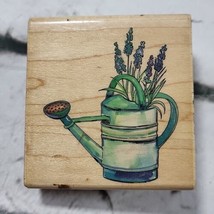 Stampabilities Rubber Stamp Watering Can Flowers Gardening Spring 3”  - £6.30 GBP