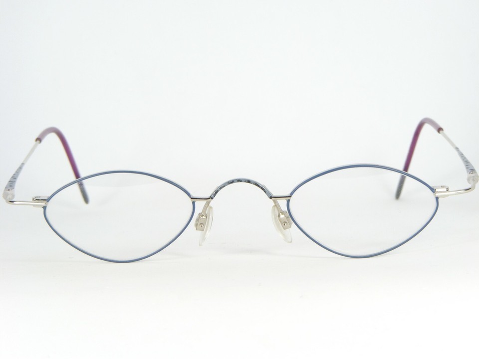 VISTAN Mod. 254 003 BLUE /SILVER EYEGLASSES GLASSES METAL FRAME 40-24-140mm Item image 2